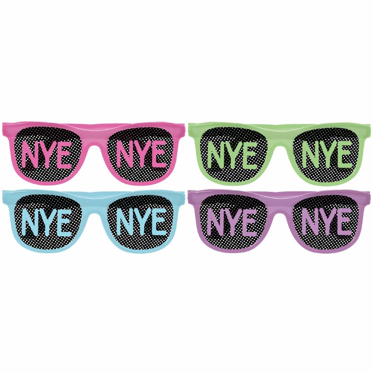 Glasses Glow NYE 8pk