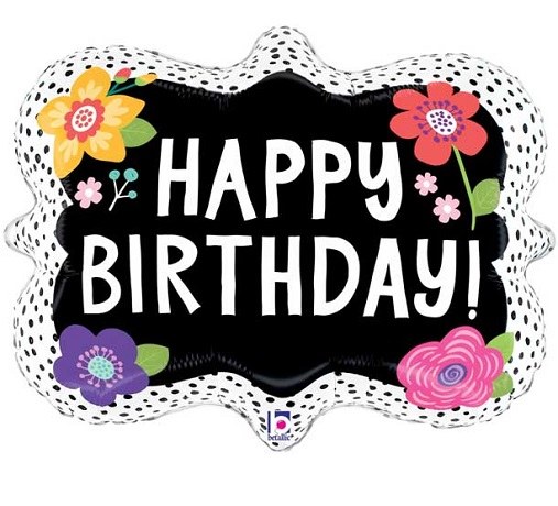 MYLR OS HB Flowers &amp; Dots 26"