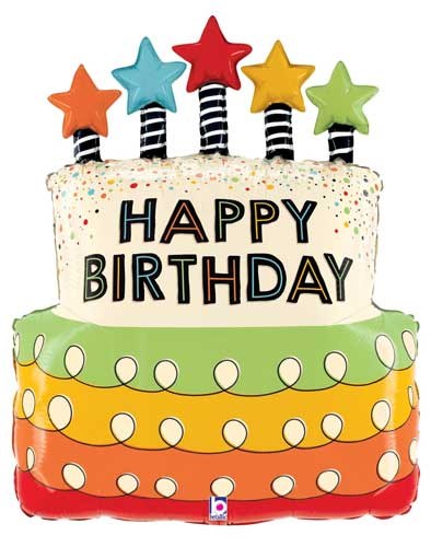 MYLR HB Cake Star Candles 26"