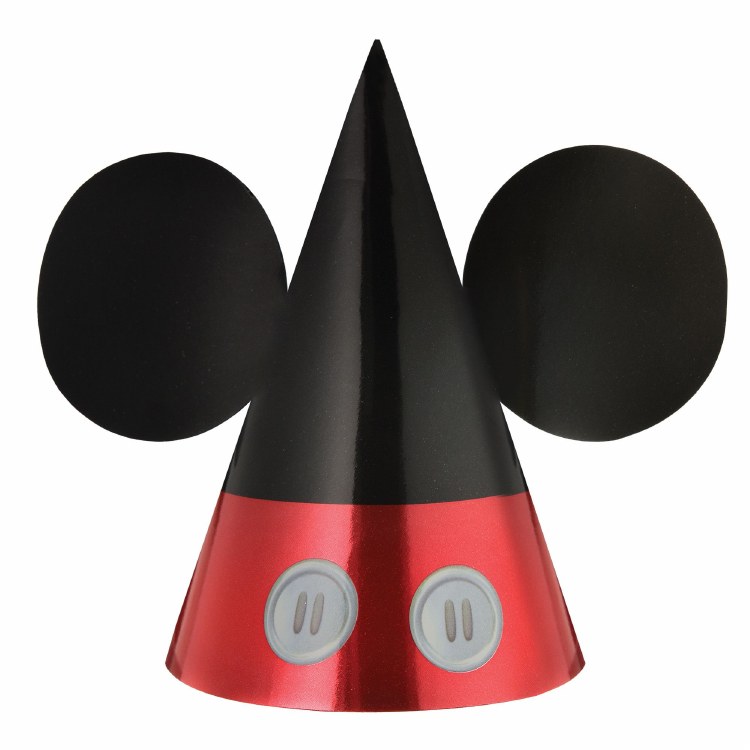 Mickey Mouse Forever Cone Party Hats • 8 Count