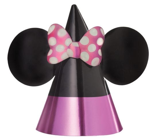 Minnie Mouse Forever Cone Party Hats • 8 Count