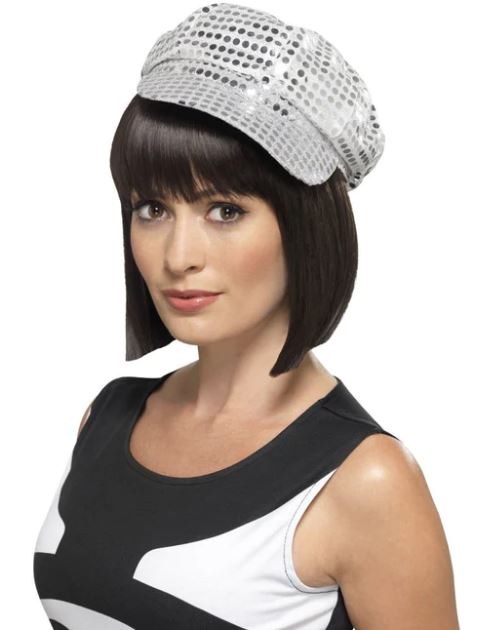 Silver Sequin Hat