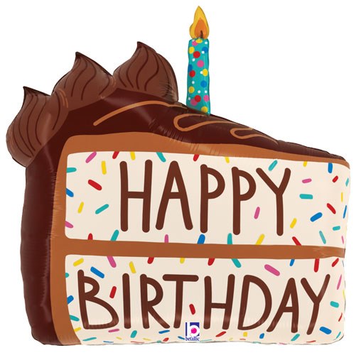 MYLR HB Cake Choco Slice 28"