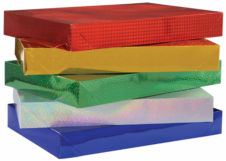 Gift Boxes Holographic Asst