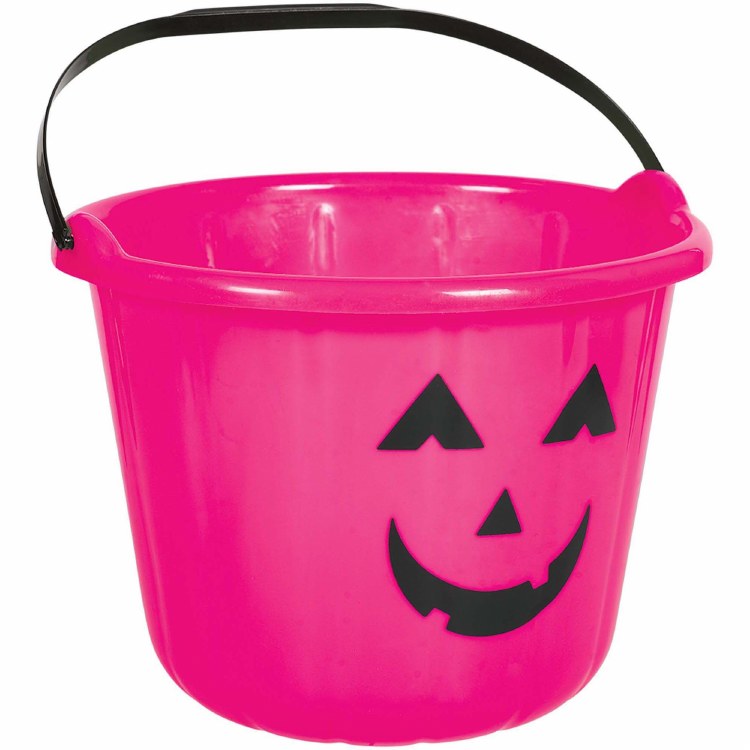 Trick Or Treat Pumpkin Pail ~ Pink