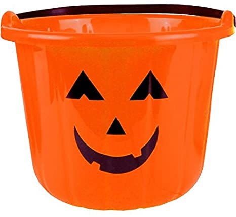 Trick or Treat Pumpkin Pail - Orange