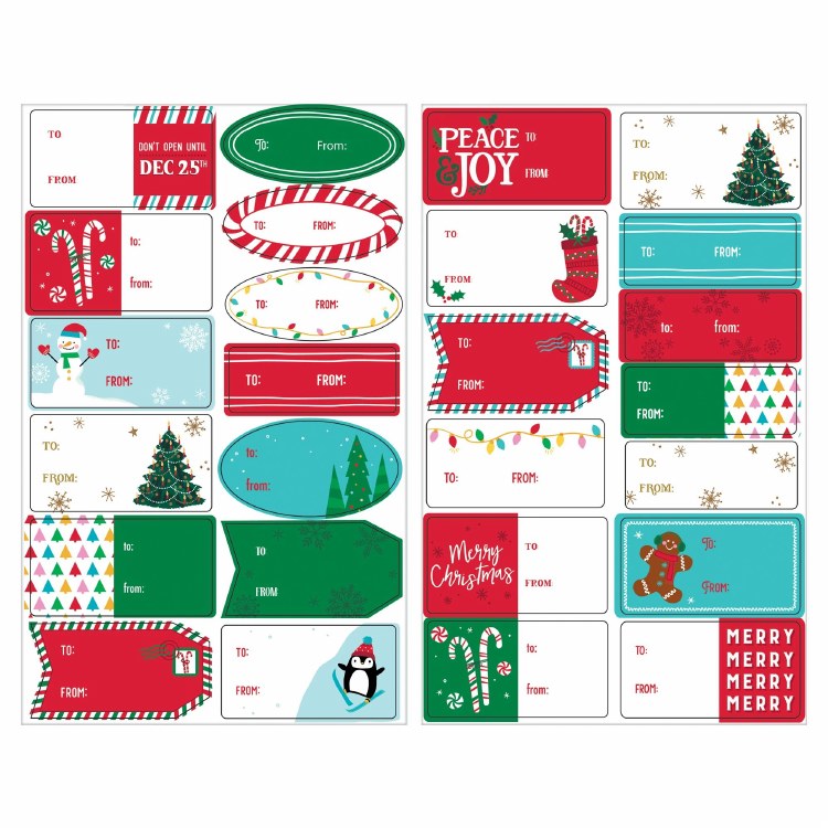 Christmas Gift Labels 150ct