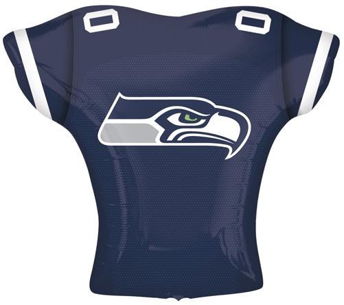 Sports, Football Seahawks Jersery Shape • Jumbo 21" Mylar Helium Balloon