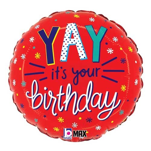 MYLR HB It's Your Bday RD 18"