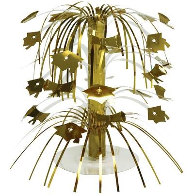 School Colors Gold Grad Centerpiece