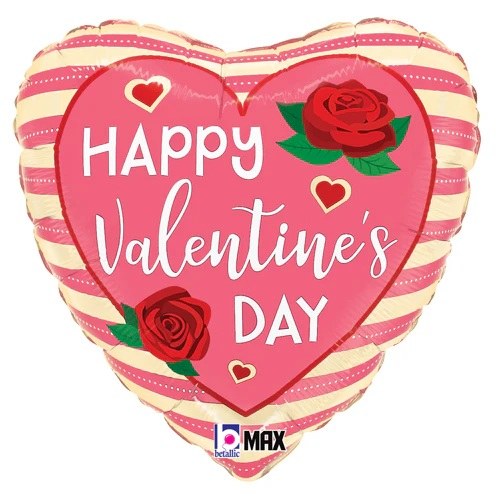 MYLR HVD Rose Stripes 18"