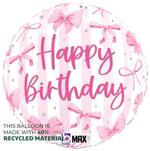 MYLR Bow Pink HB 18"