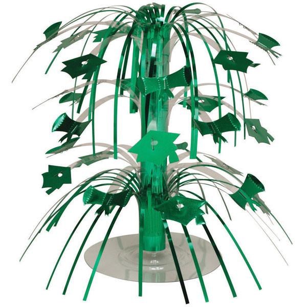 School Colors Green Grad Centerpiece