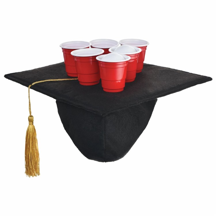 Grad Cap Pong Toss Game