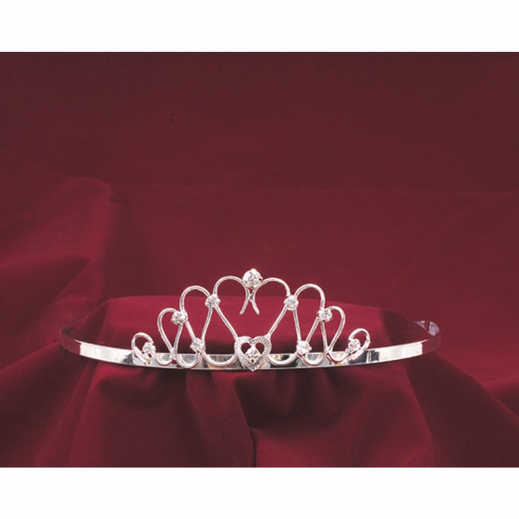 Tiara Silver Rhinestone