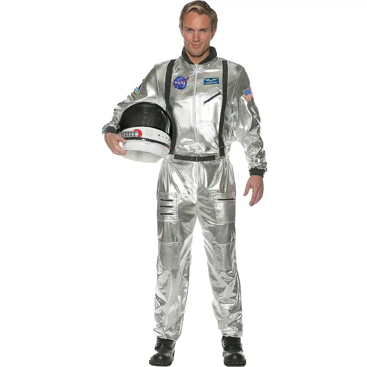 Astronaut Silver Adult XXL