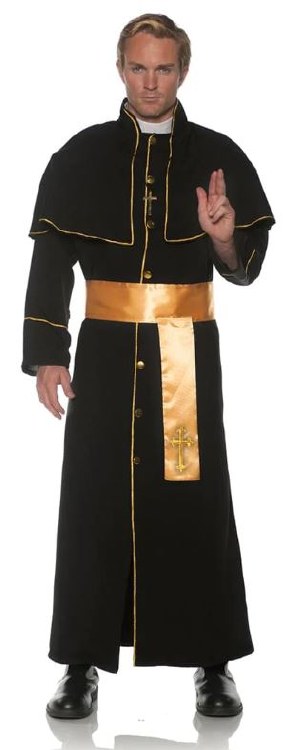 Priest Deluxe Adult Standard OS