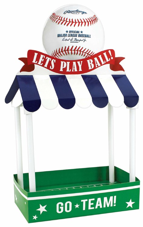 Baseball Treat Stand