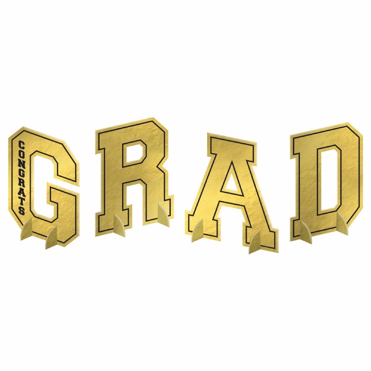 GRAD Letter Centerpiece Pack
