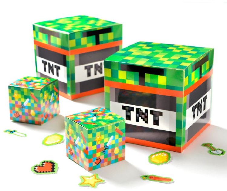 Pixel Party Table Centerpiece Deco Kit