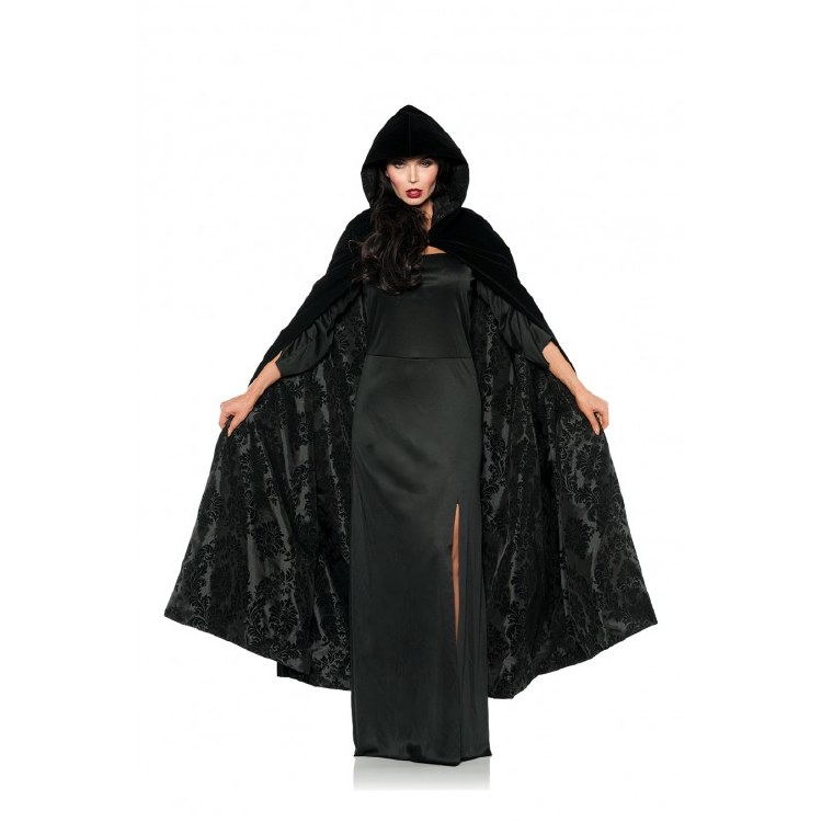 Deluxe Velvet Cape Flocked Blk