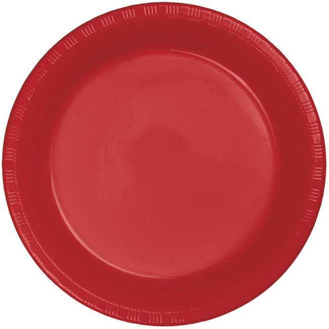 Classic Red 10" Pl Plates