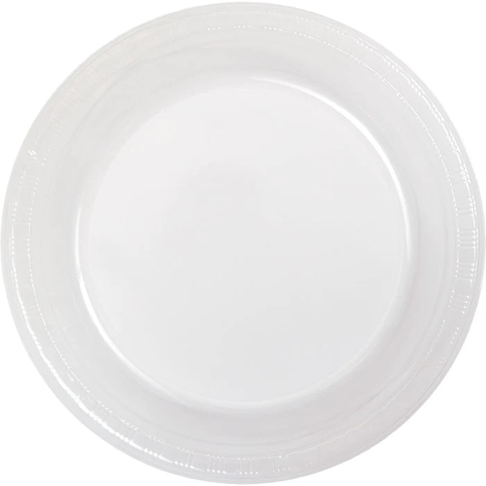 Clear 7" Pl Plates 20ct