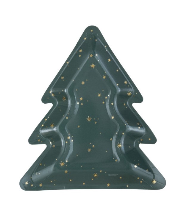 Modern Christmas Tree Plate