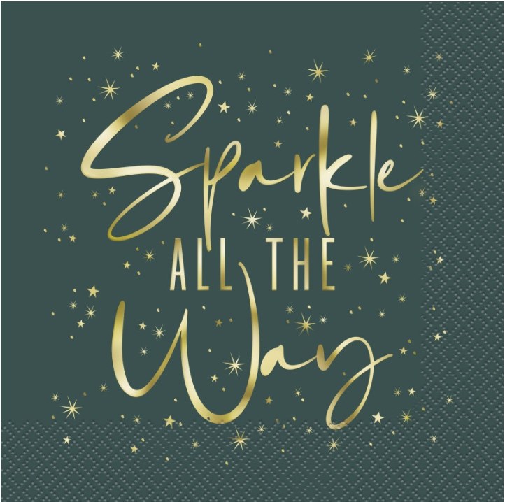 Modern Christmas Lunch Napkin