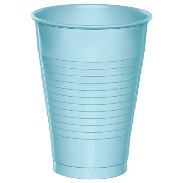 Blue Pastel 12oz Pl Cups