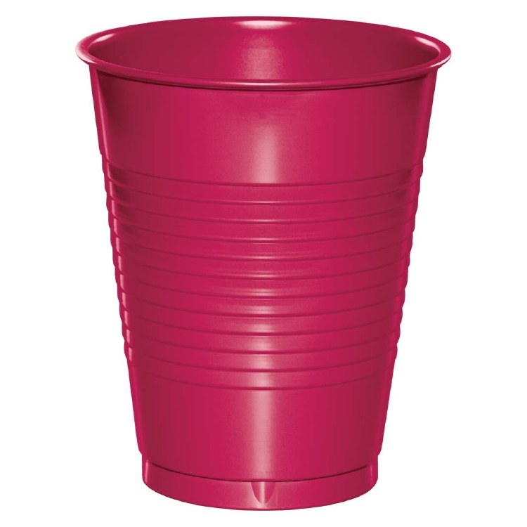 Hot Magenta Pl Cups 16oz 20ct