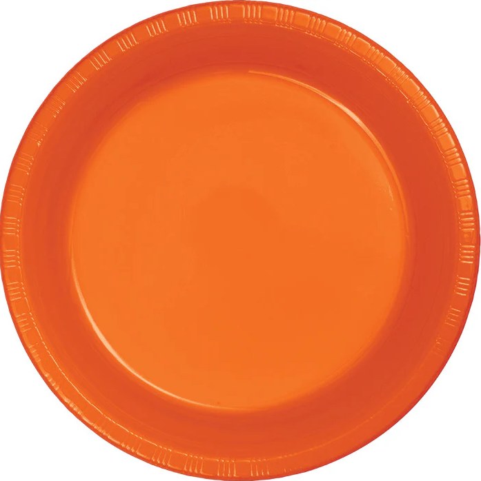 Sunkissed Orange 10" Pl Plates