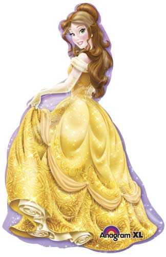 Beauty &amp; The Beast • Belle • Jumbo 39" Mylar Balloon