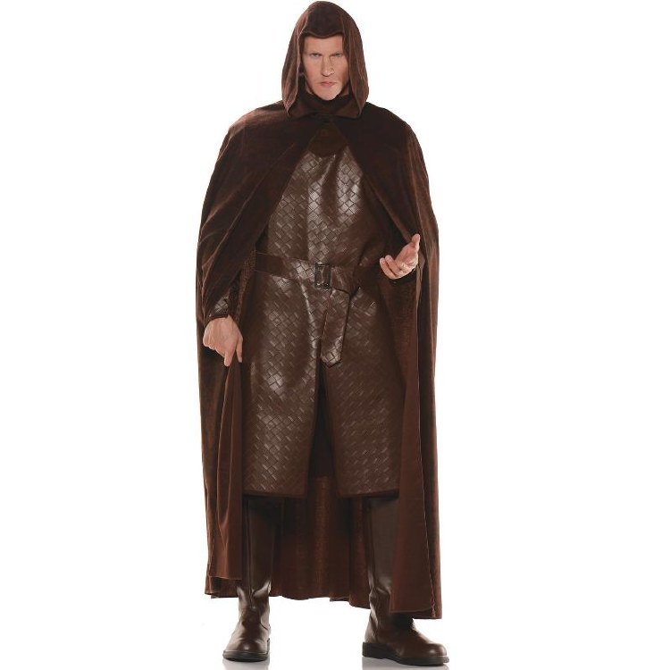Hooded Brown Cape