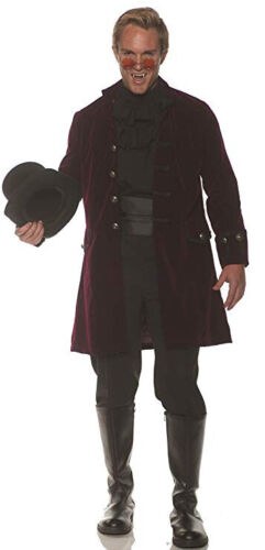 Burgundy Frock Coat Adult OS