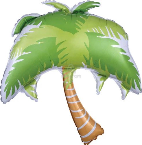 Palm Tree Shape • Jumbo 33" Mylar Helium Balloon