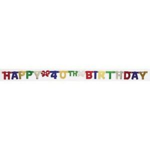 Banner Happy 40th Bday