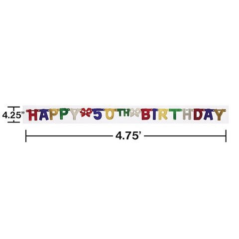 Banner Happy 50th Bday