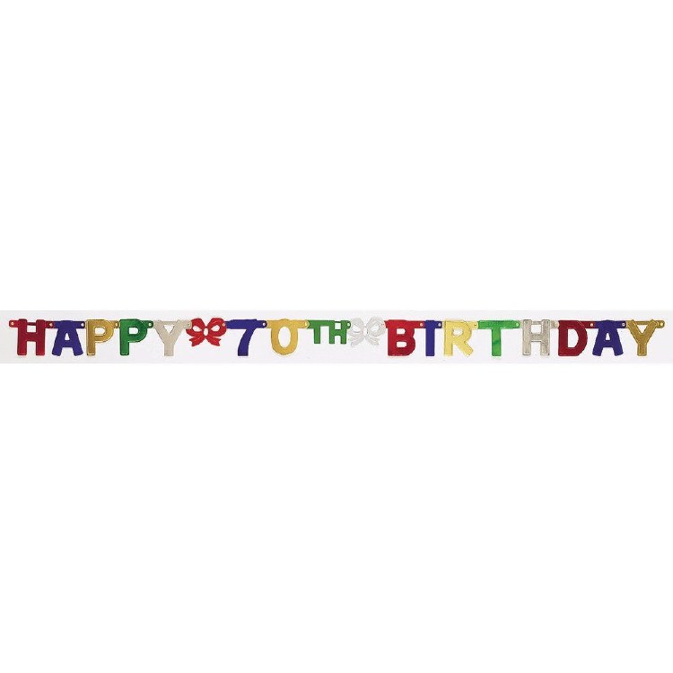 Banner Happy 70th Bday