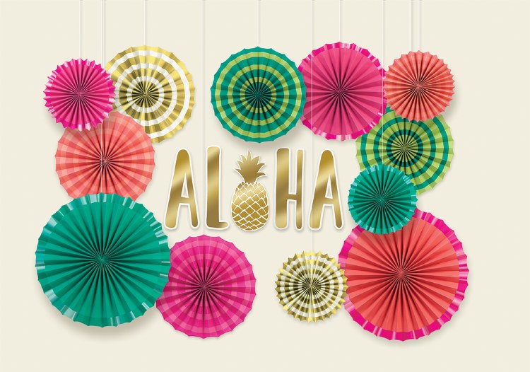 Aloha Fan Decor Kit