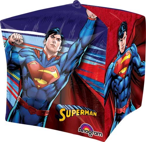 Superman • 15" Cubez Mylar Balloon