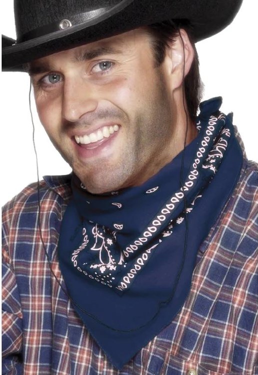 Cowboy Bandana Blue