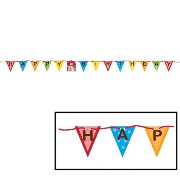 Farmhouse Fun Birthday Banner