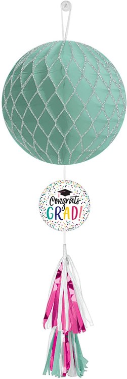 Yay Congrats Grad Honeycomb Decor