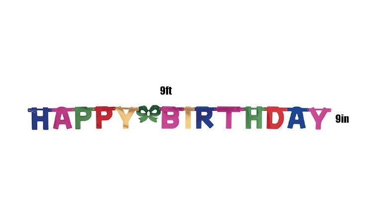 Banner HBD Jointed LG 9ft