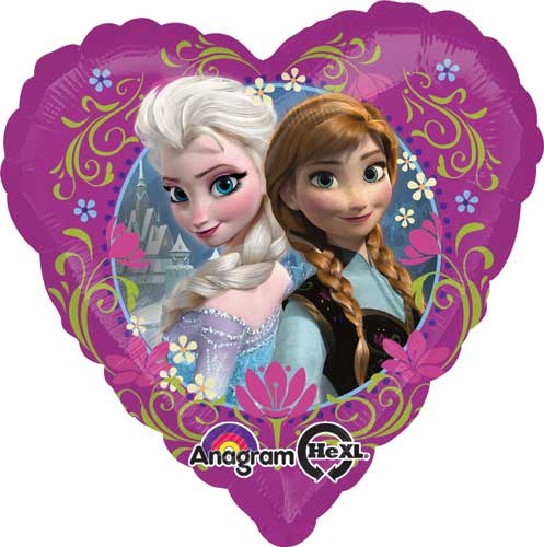 Frozen • 17" Heart Mylar Balloon