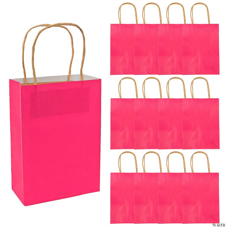 Craft Bag Medium Hot Pink 12ct