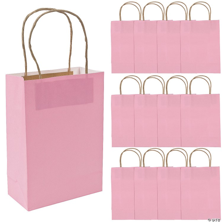 Craft Bag Medium Pink 12ct