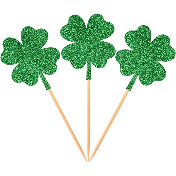 Shamrock Picks ~ 24 Pieces