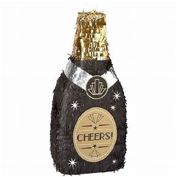 Jumbo Champagne Bottle Pinata